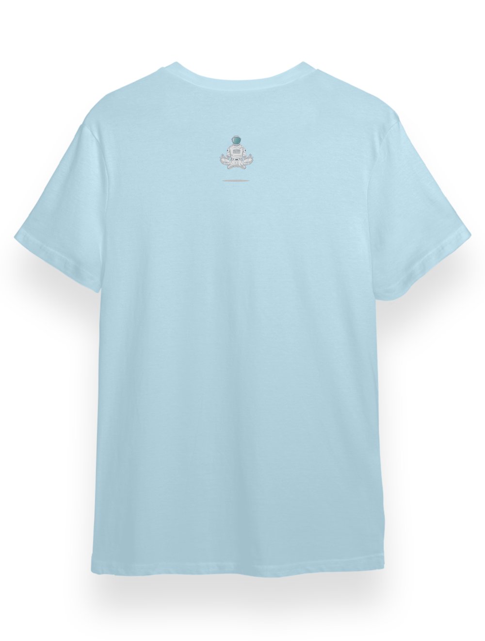 Kuppa Unisex Tişört Baby Blue Astronot Tasarımlı Tişört KUT1BB001