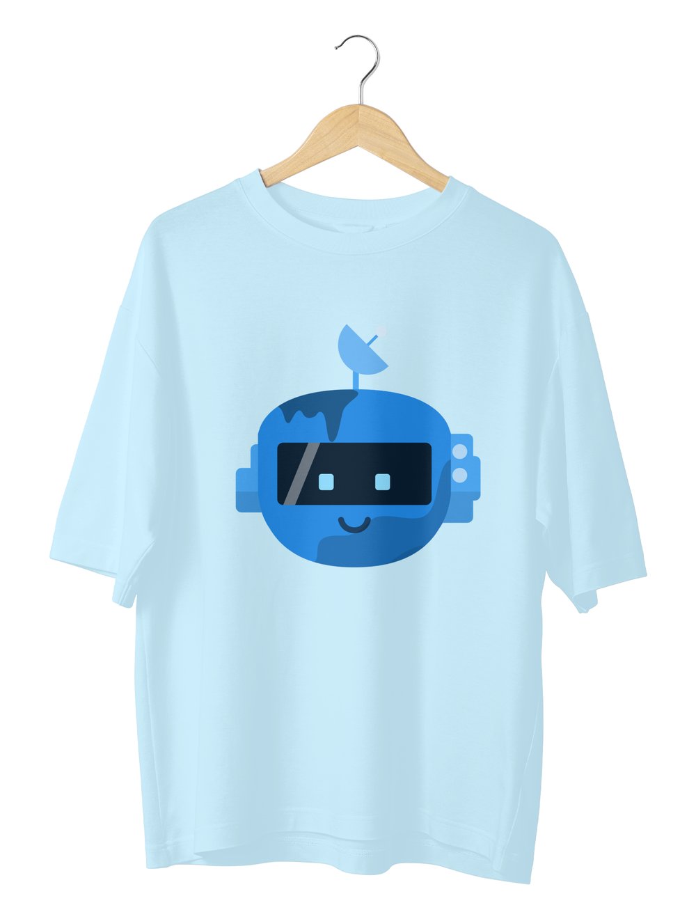 Serinletici Oversize TShirt Robot 3