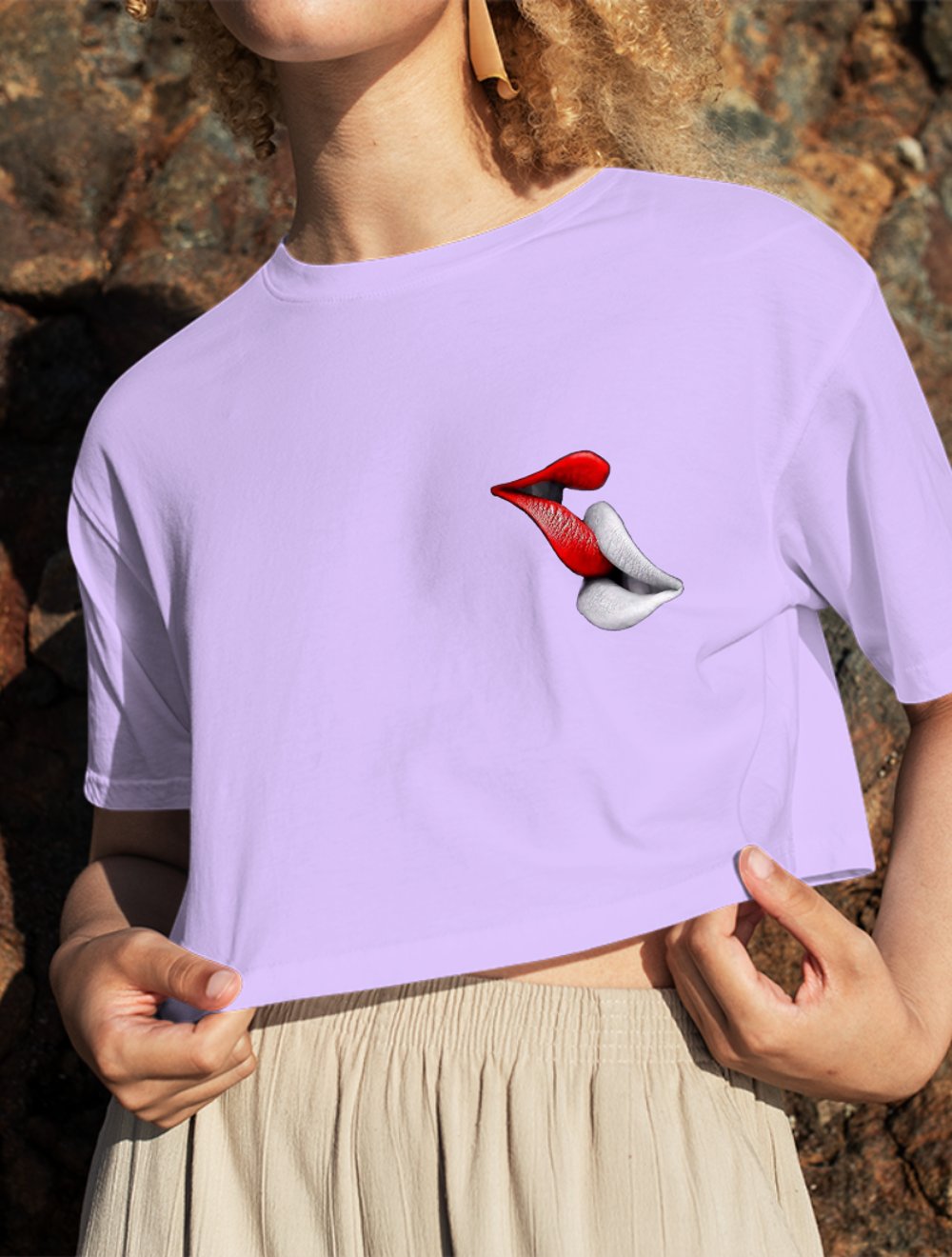 Kiss Crop Top