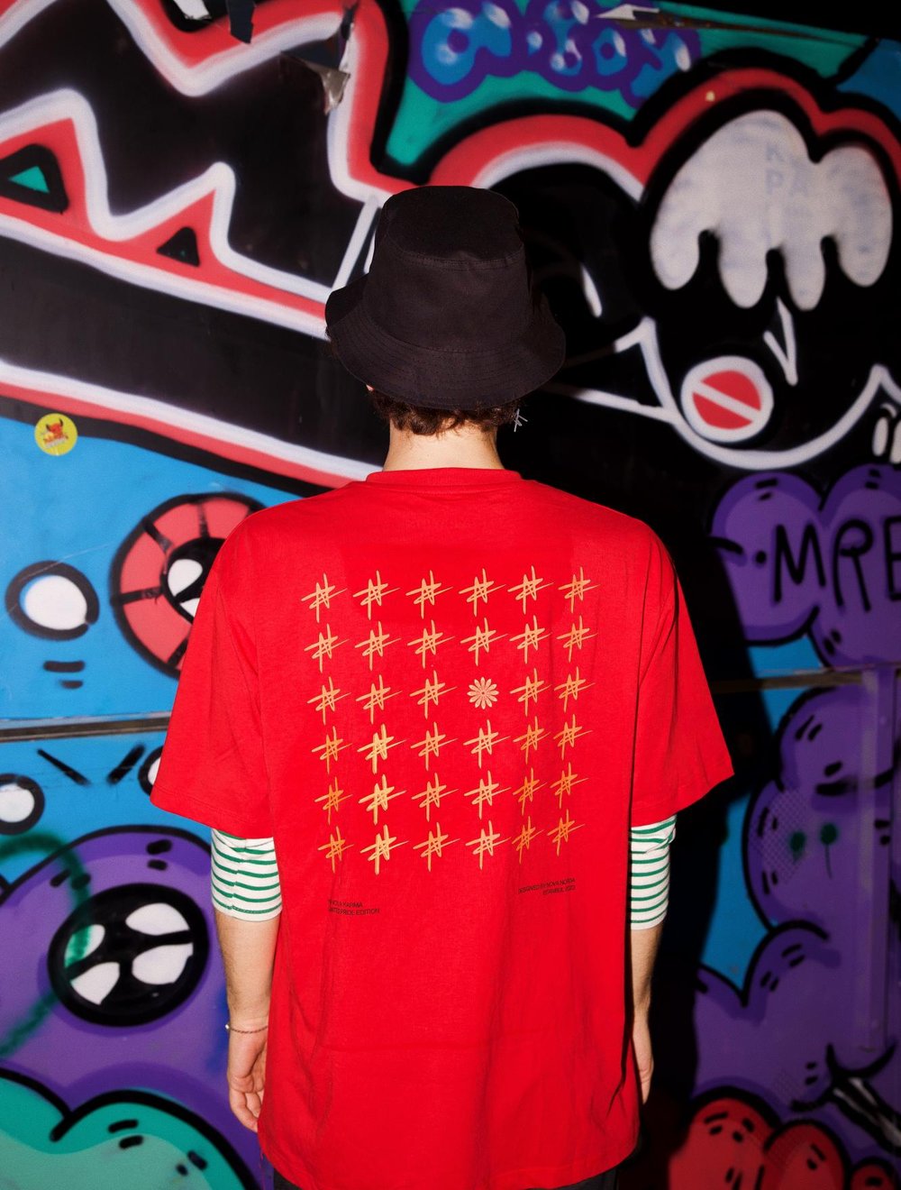 PRIDE COLLECTION CANDY RED OVERSIZE TSHIRT