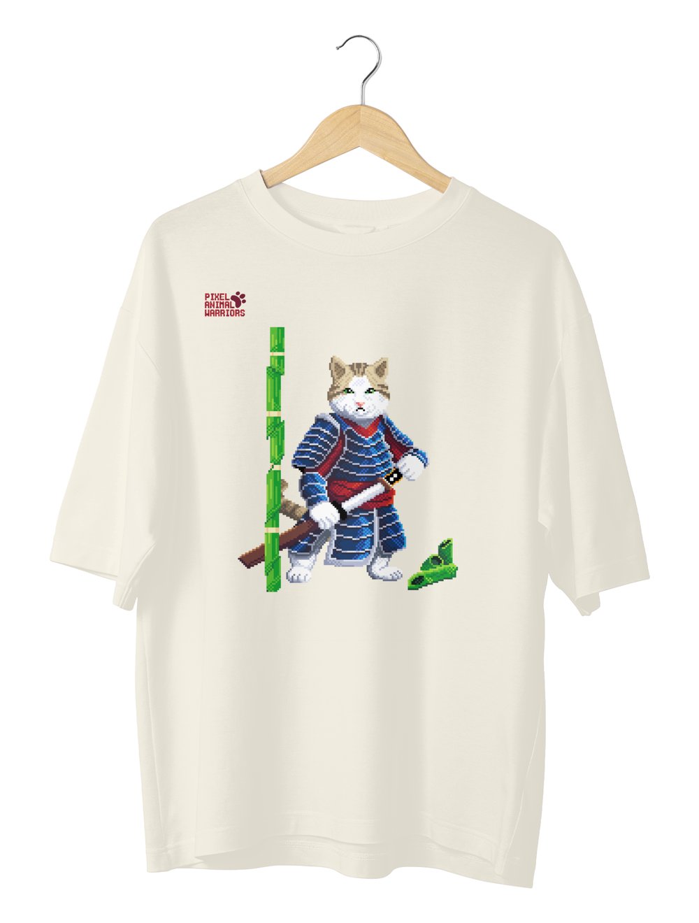 Samurai Cat Oversize Tshirt
