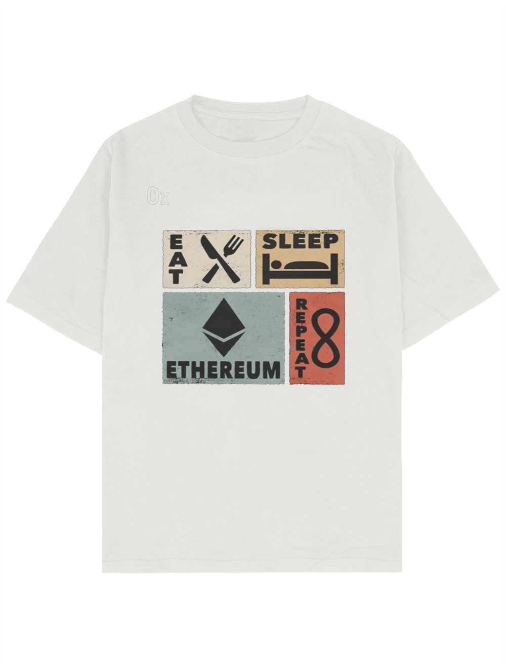 Eat Sleep Repeat Unisex Oversize T-Shirt