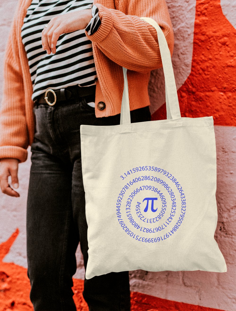 Pi Sayısı Bez Çanta