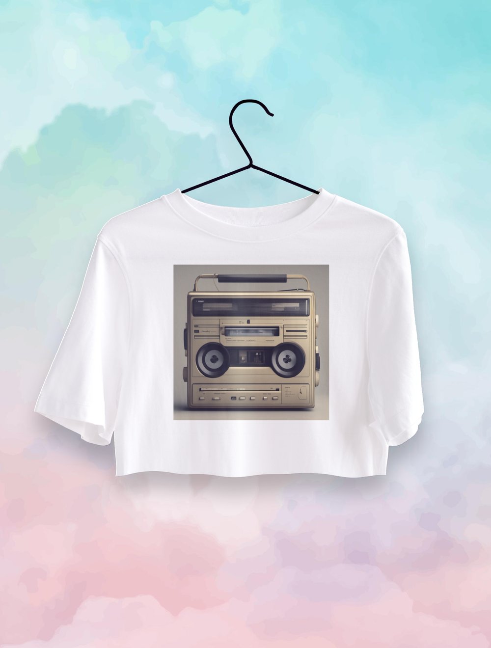 Darla Shop Tape Player Crop Top Oversize 9082112