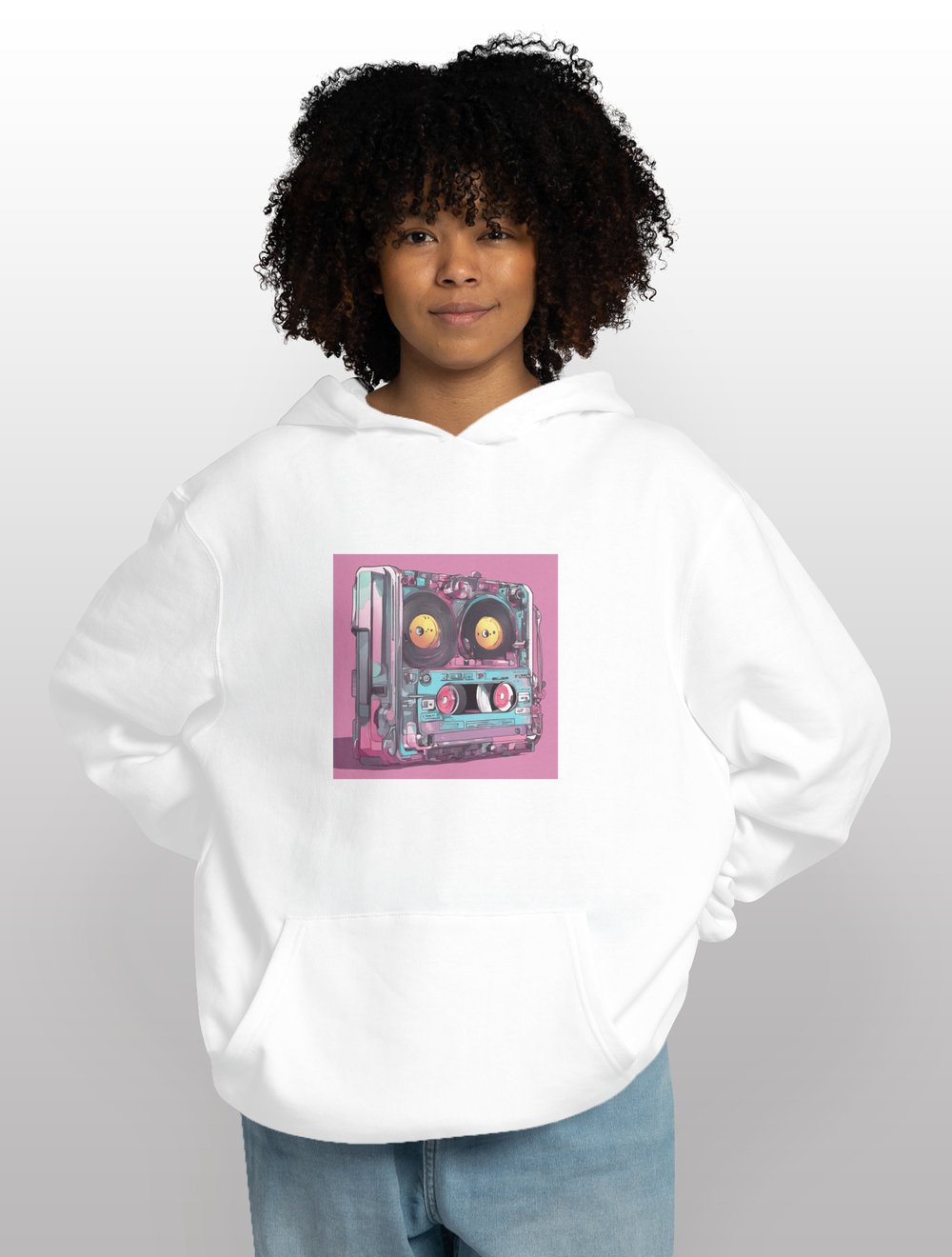 Darla Shop Tape Player Oversize Hoodie 6352049