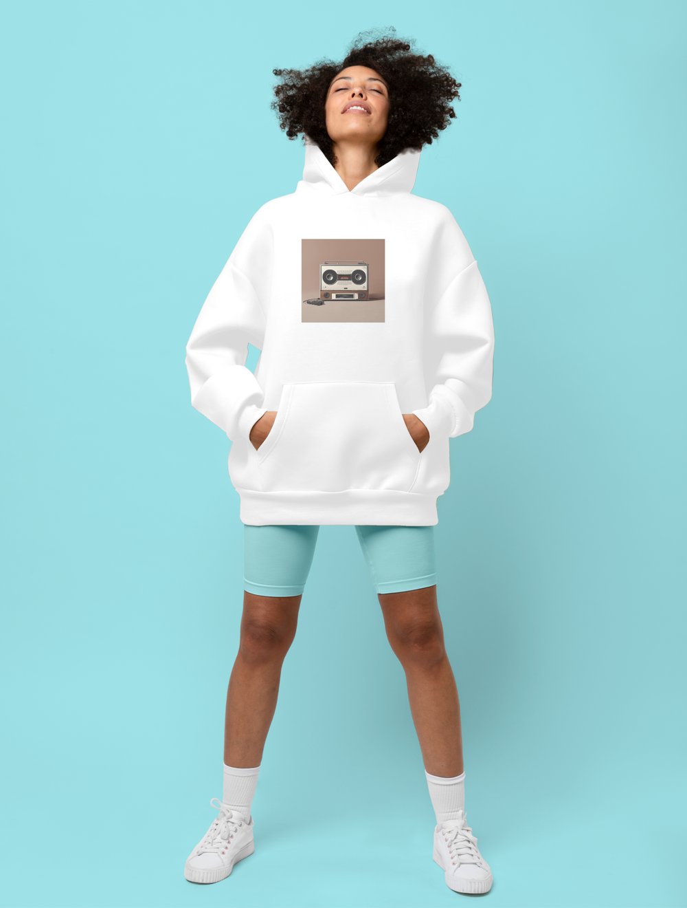 Darla Shop Tape Player Oversize Hoodie 2872237