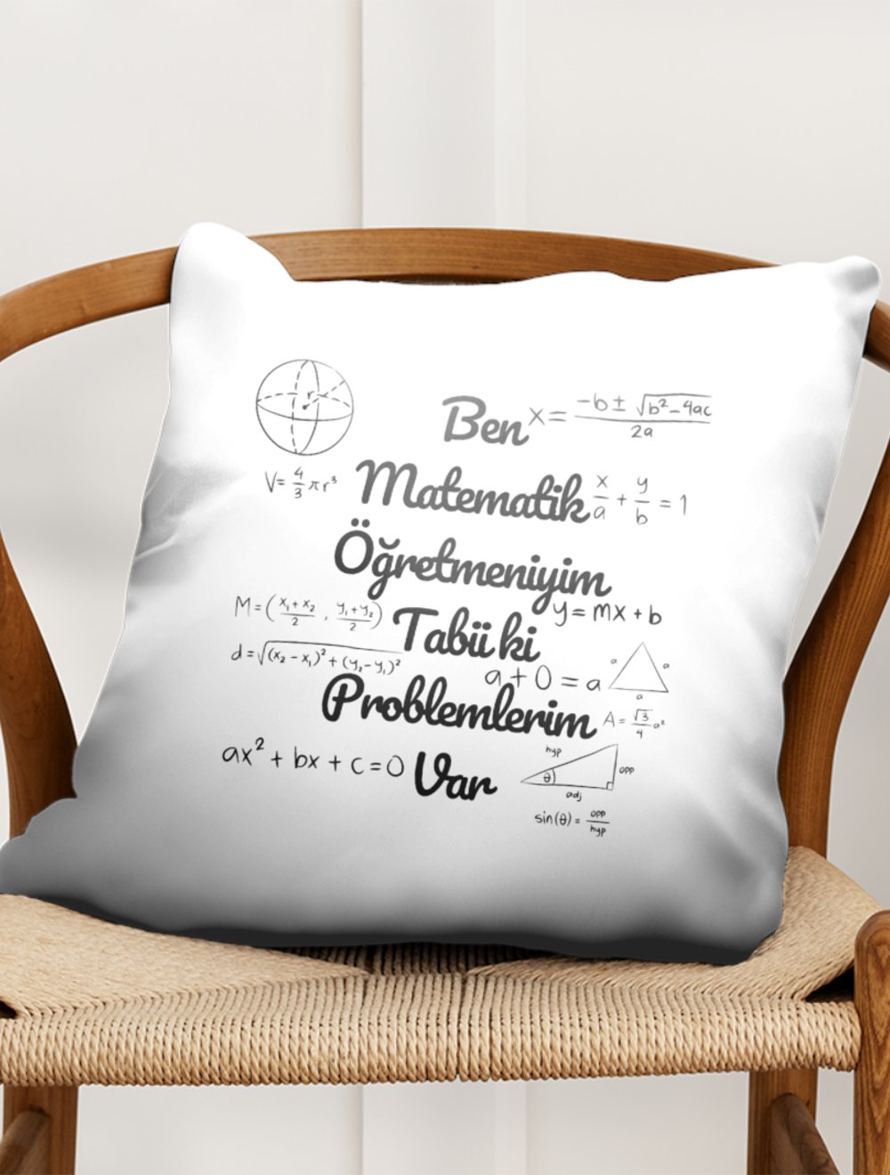 Ben Matematik Öğretmeniyim Tabii ki Problemlerim Var Yastık