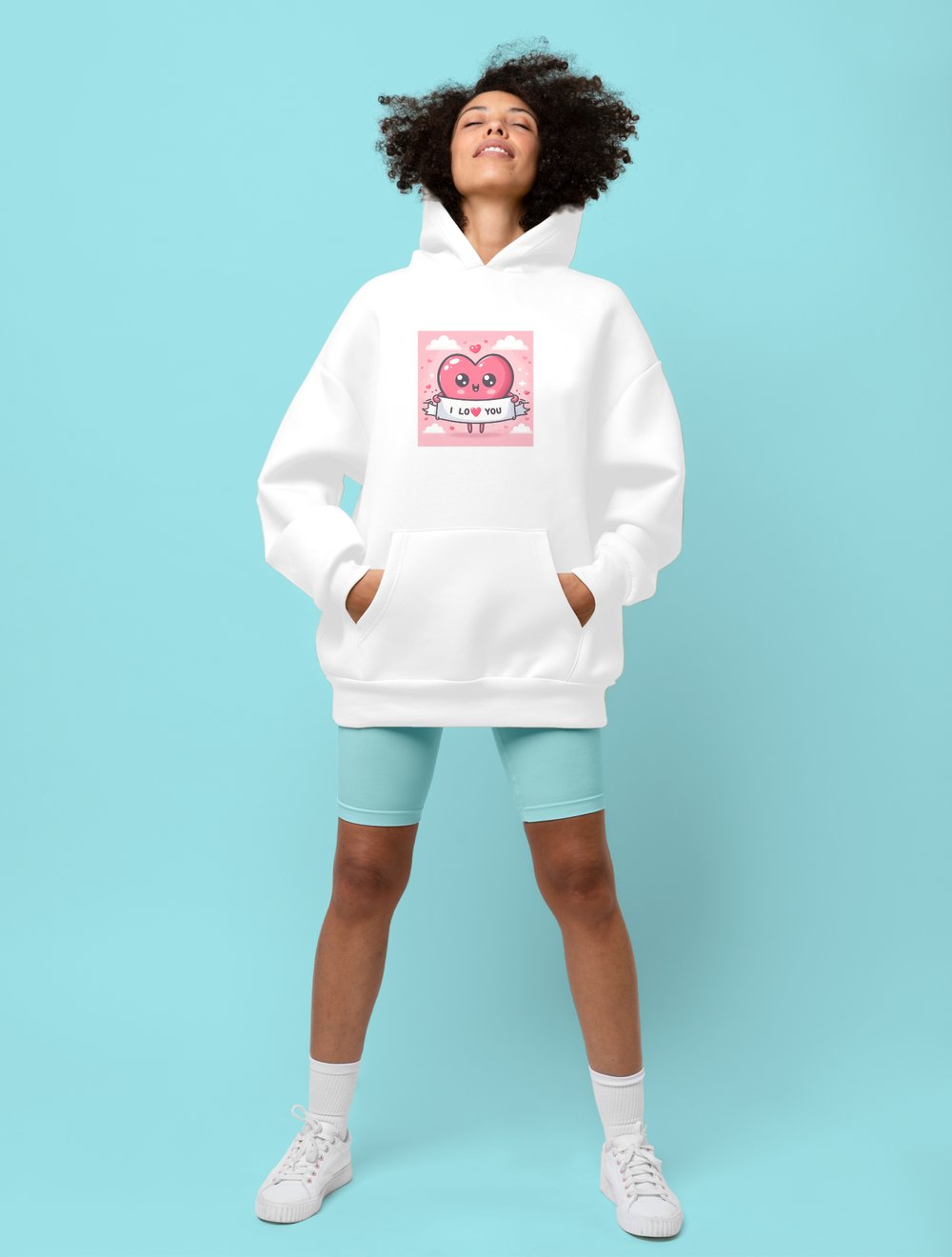 Darla Shop I Love You Oversize Hoodie 6291627