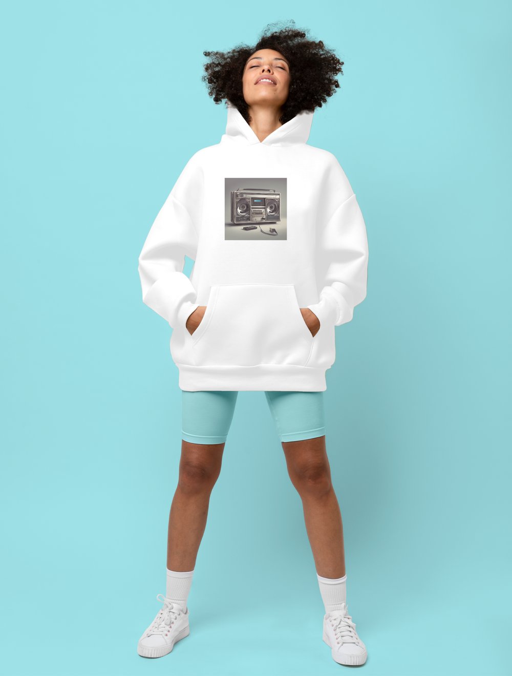 Darla Shop Tape Player Oversize Hoodie 9012210