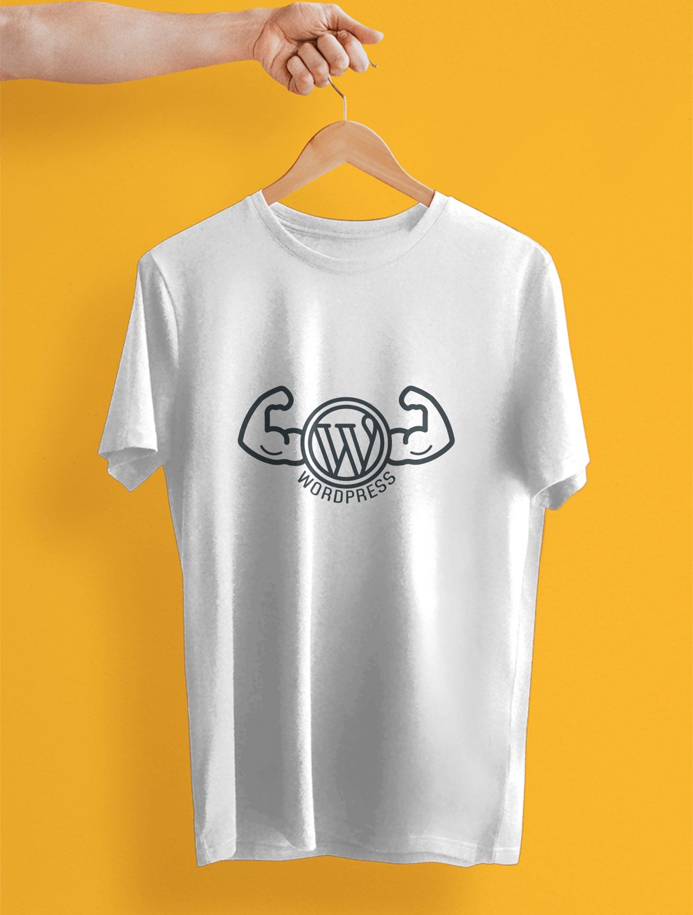 Wordpress Logo Baskılı Tshirt