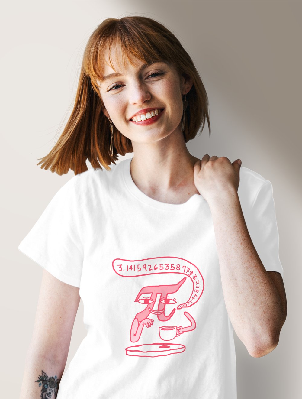 Matematik Giyim TShirt Pi sayısı