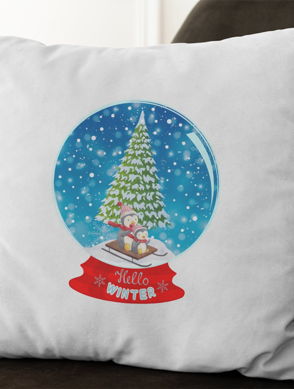 Snow Globe Yastık