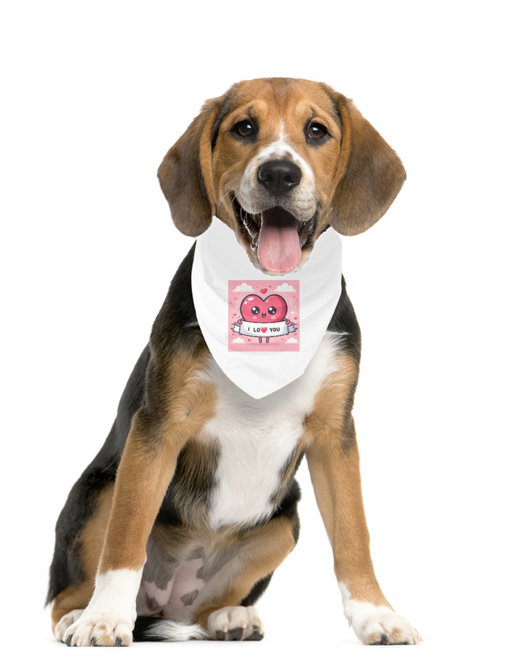 Darla Shop I Love You Pet Bandana 9221654