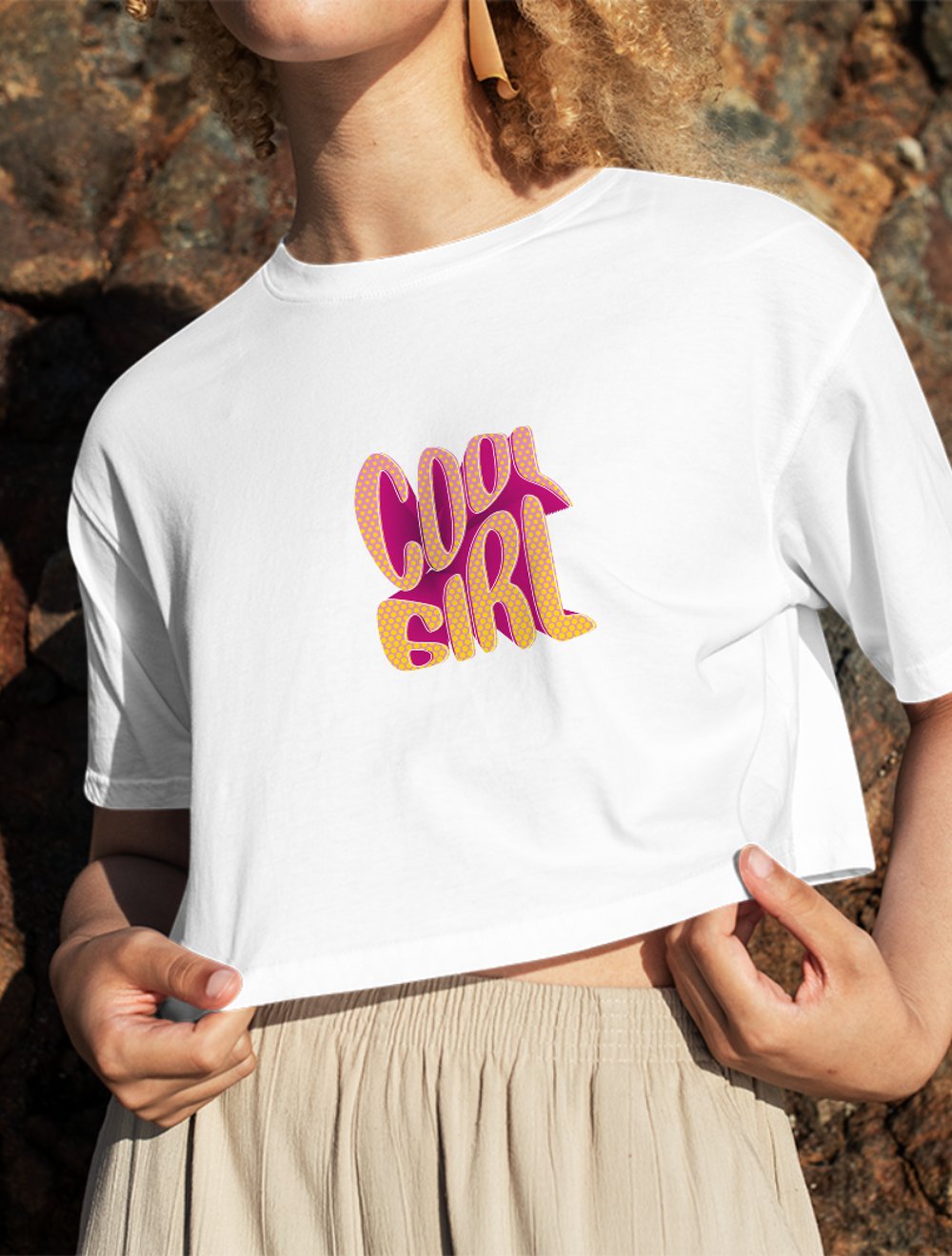 Cool Girl Crop Top Oversize