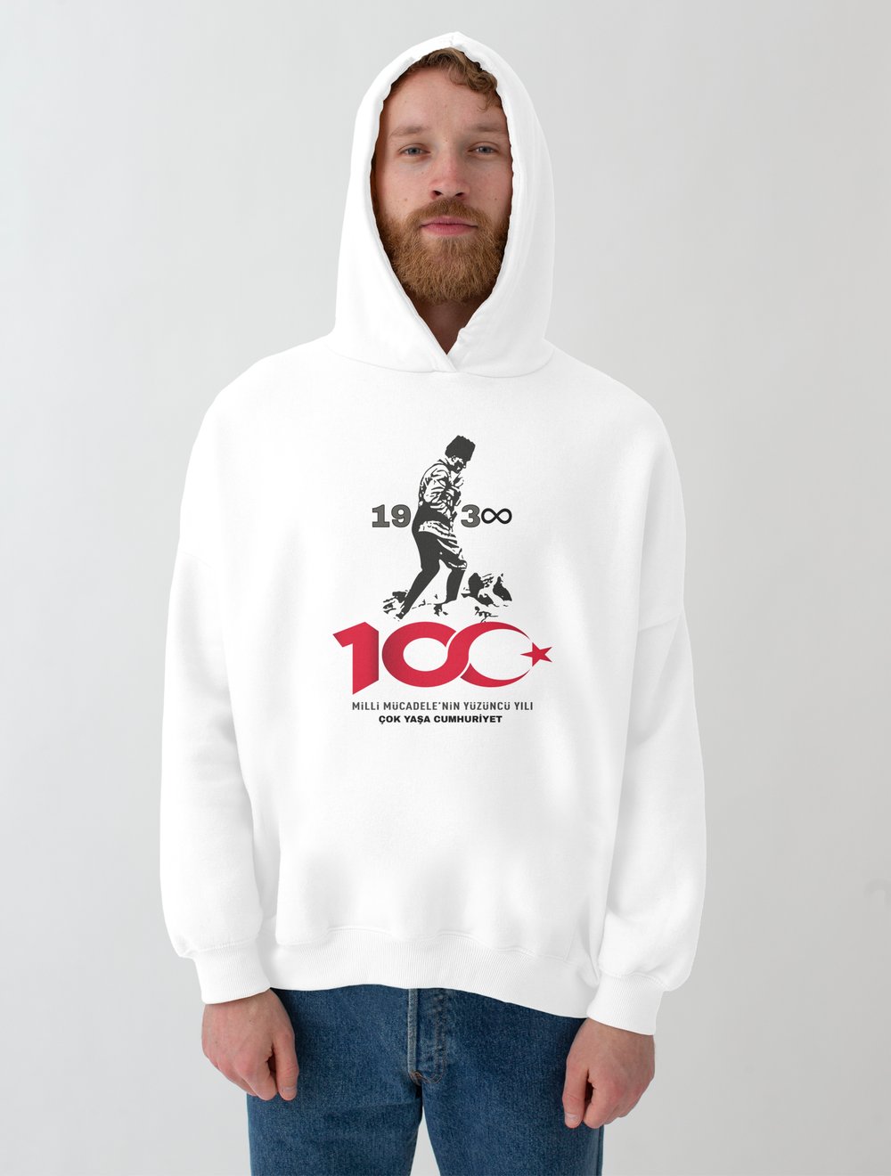 Cumhuriyetin 100 yılına özel hoodie