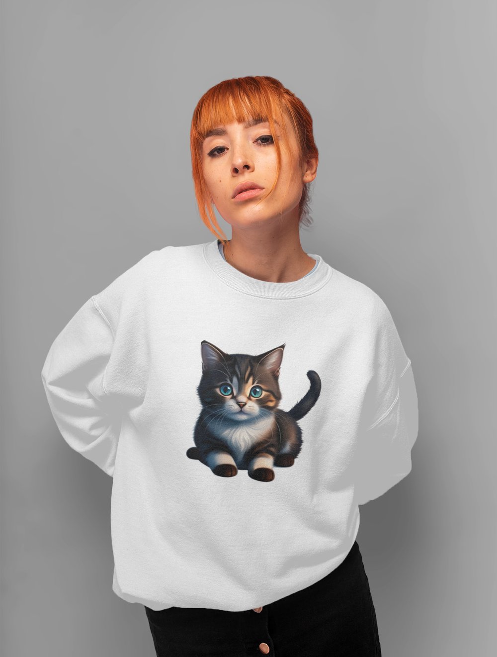 Darla Shop Kedi  Sweatshirt 9322057