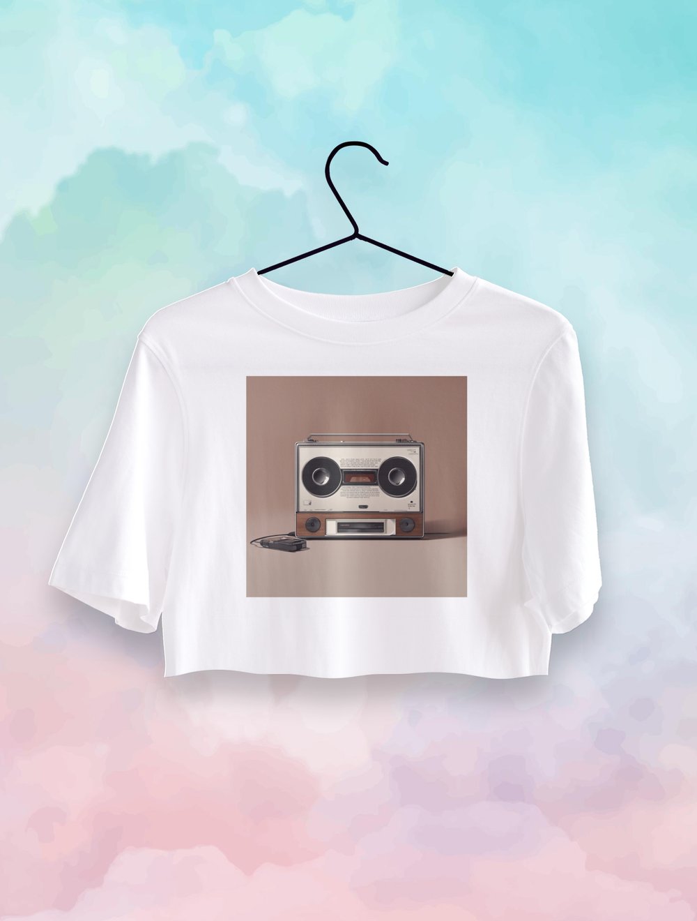 Darla Shop Tape Player Crop Top Oversize 7322231