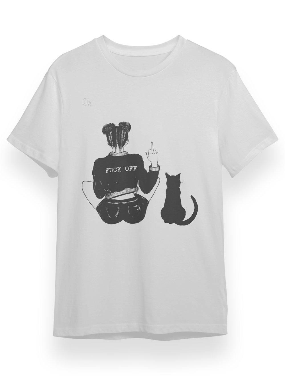 Cat & Girl Unisex T-Shirt