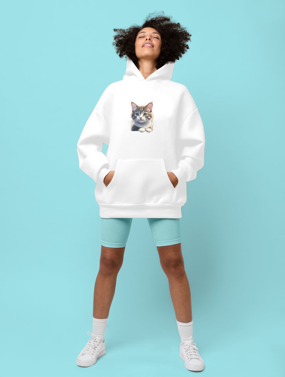 Darla Shop Kedi Oversize Hoodie 5231432