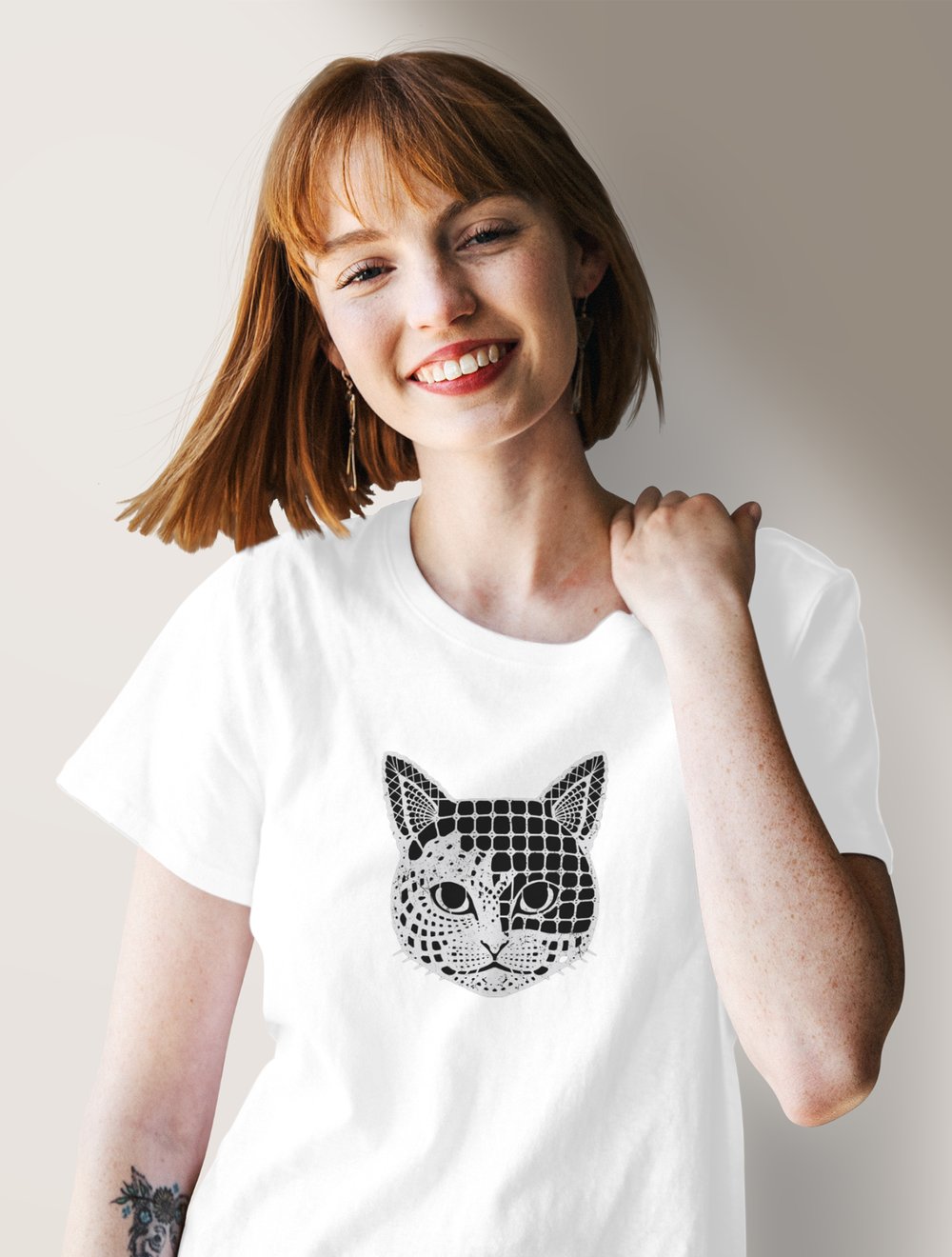 SOF TShirt meow back