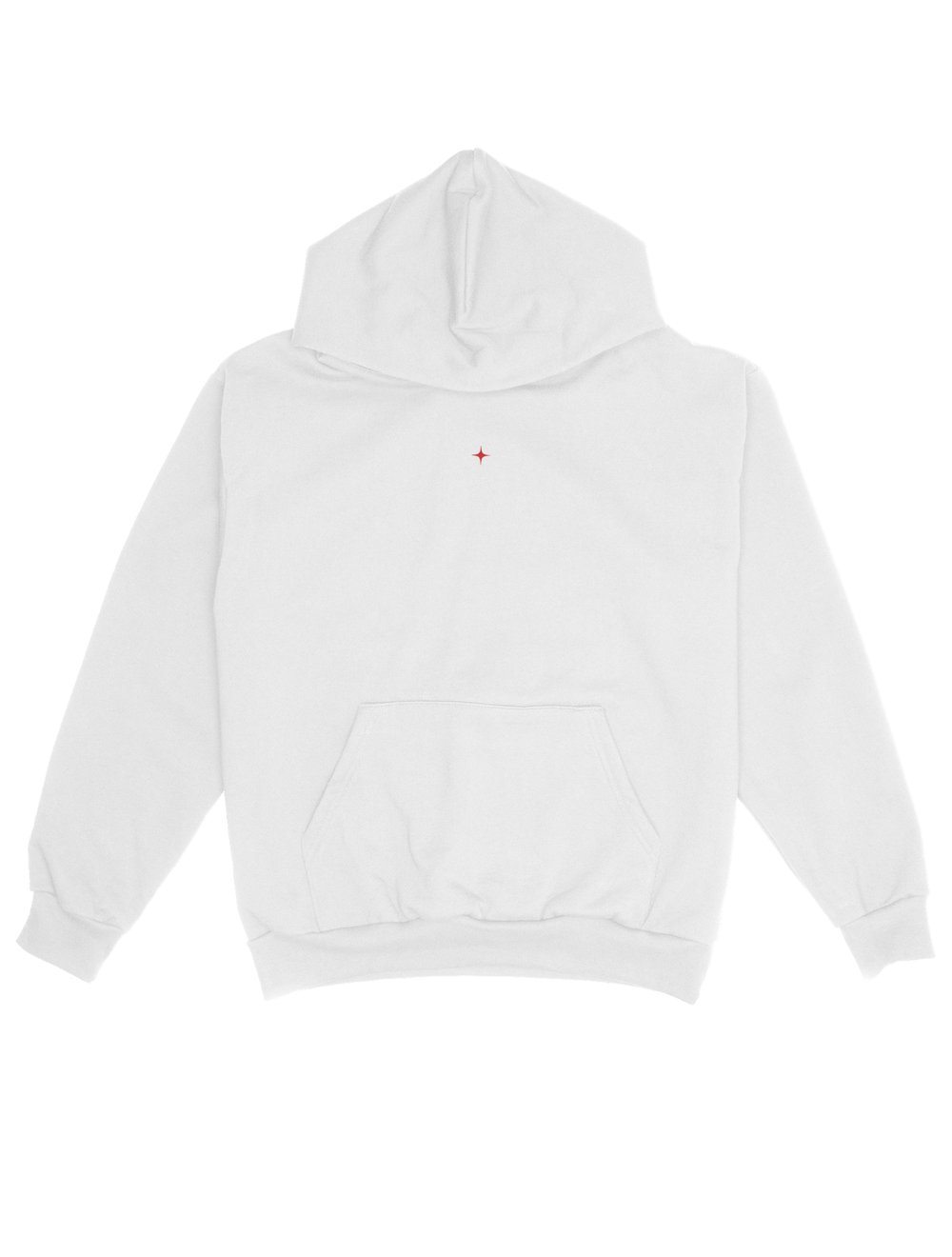 SOFT ANALOG WAVES HOODIE RED