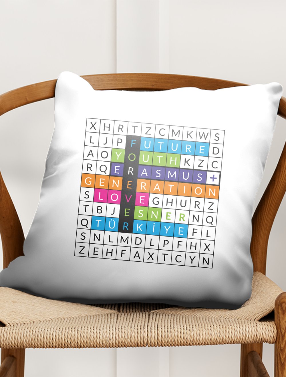 Crossword Pillow