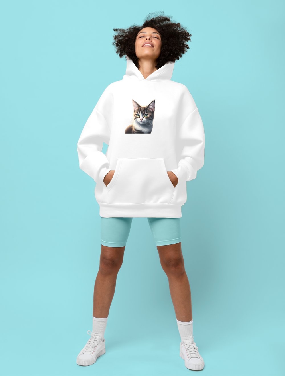 Darla Shop Kedi Oversize Hoodie 9661405