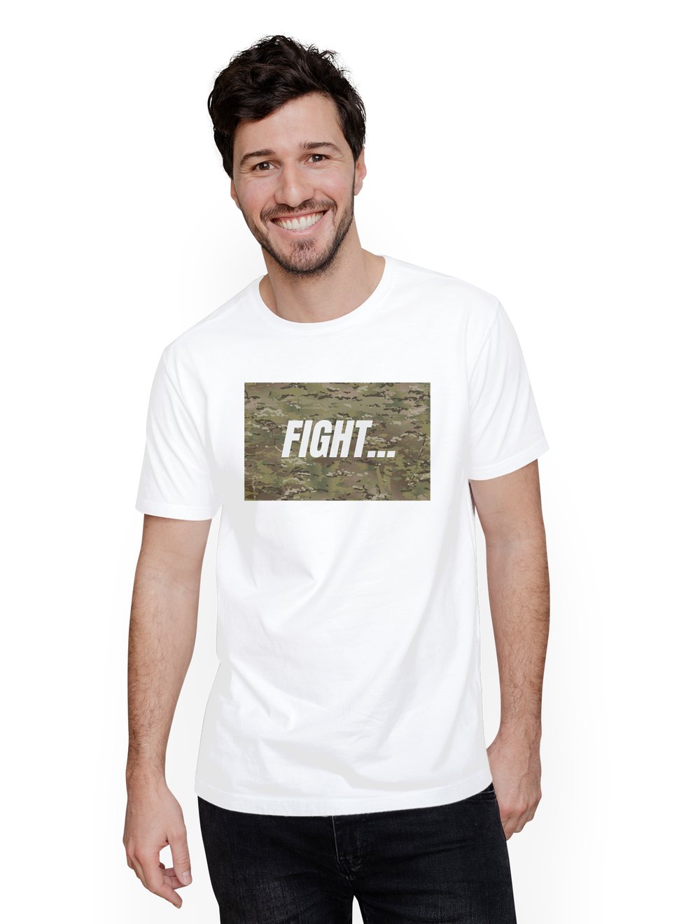 FIGHT T-Shirt MULTİCAM