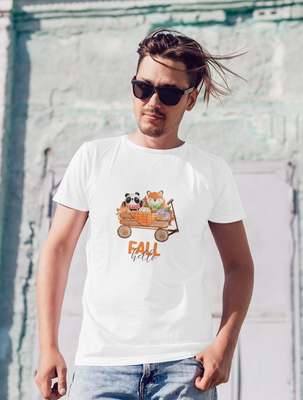 Panda ve Tilki Tshirt