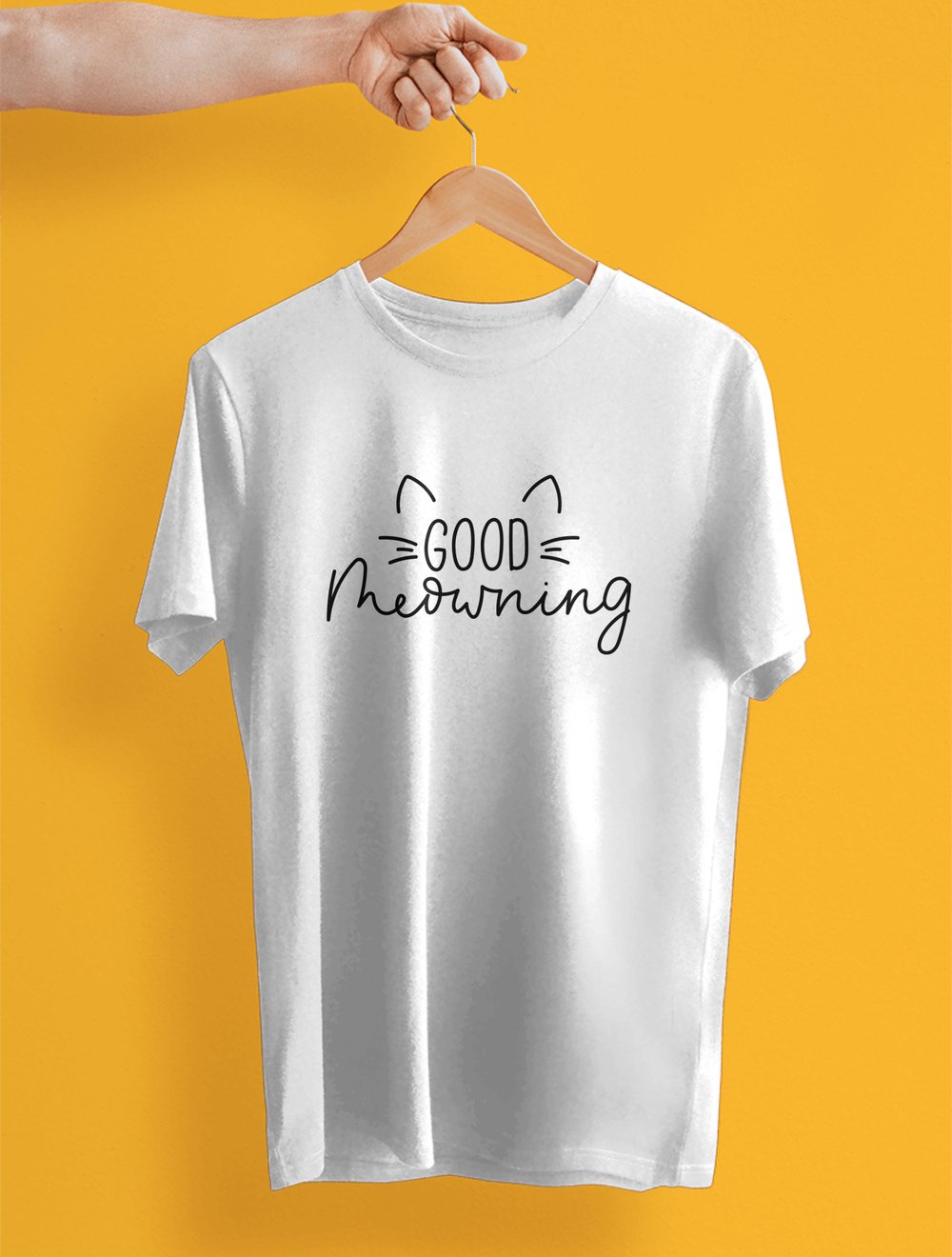 SOF TShirt Good Morning cat