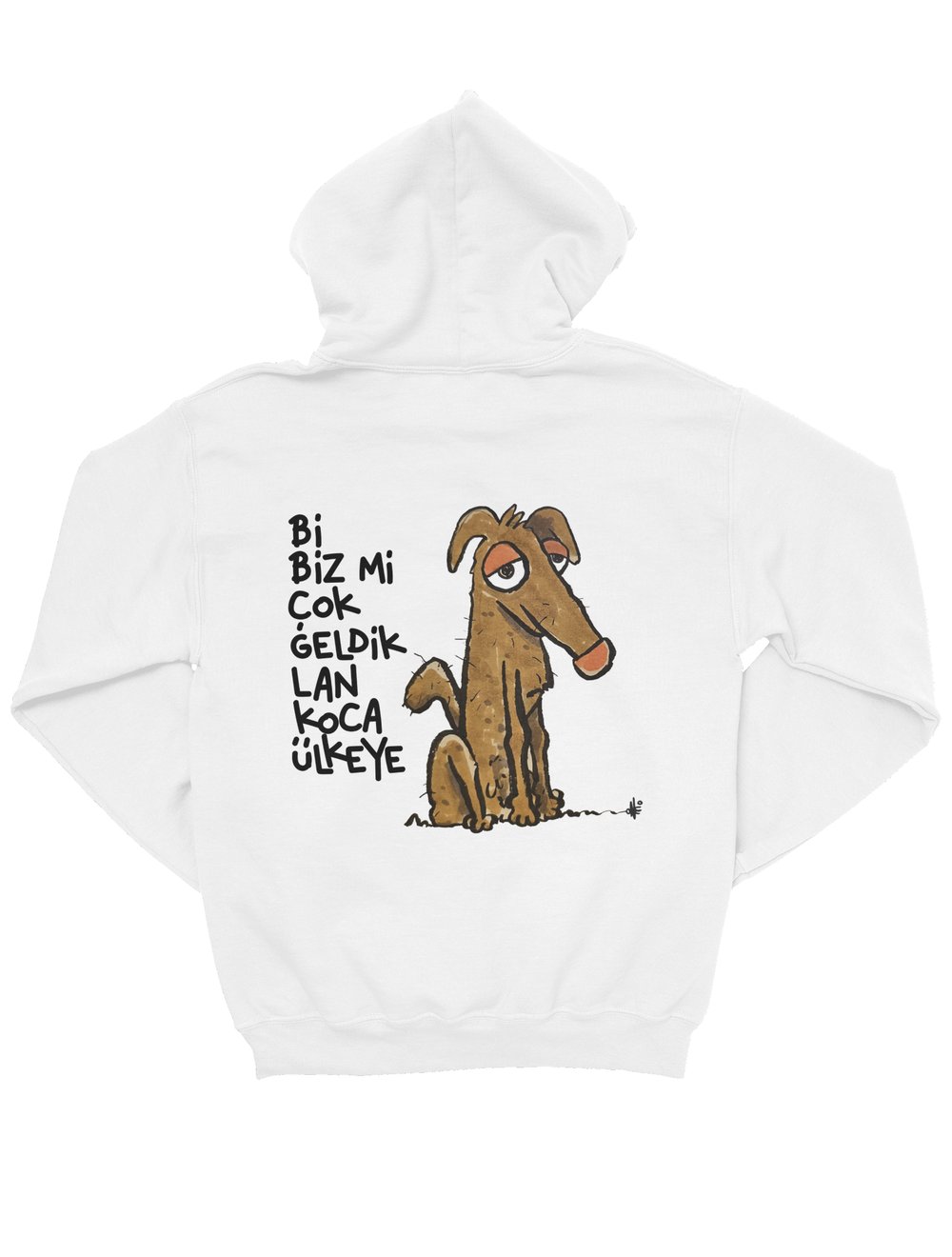Bi Biz Mi Çok Geldik Lan Koca Ülkeye Oversize Hoodie