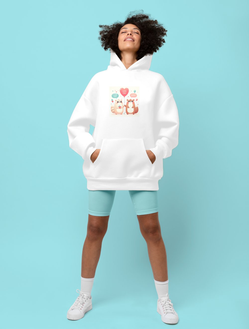 Darla Shop I love You Oversize Hoodie 1841726