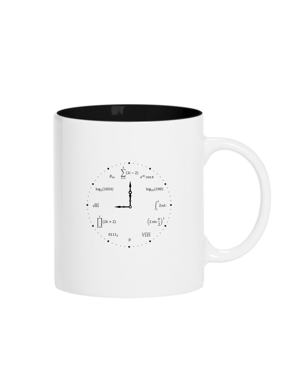 Matematik Giyim Siyah Kupa