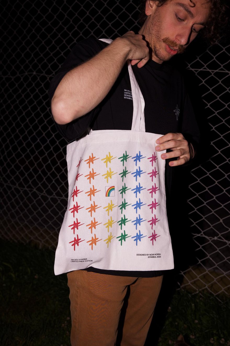 PRIDE COLLECTION BEYAZ BEZ ÇANTA