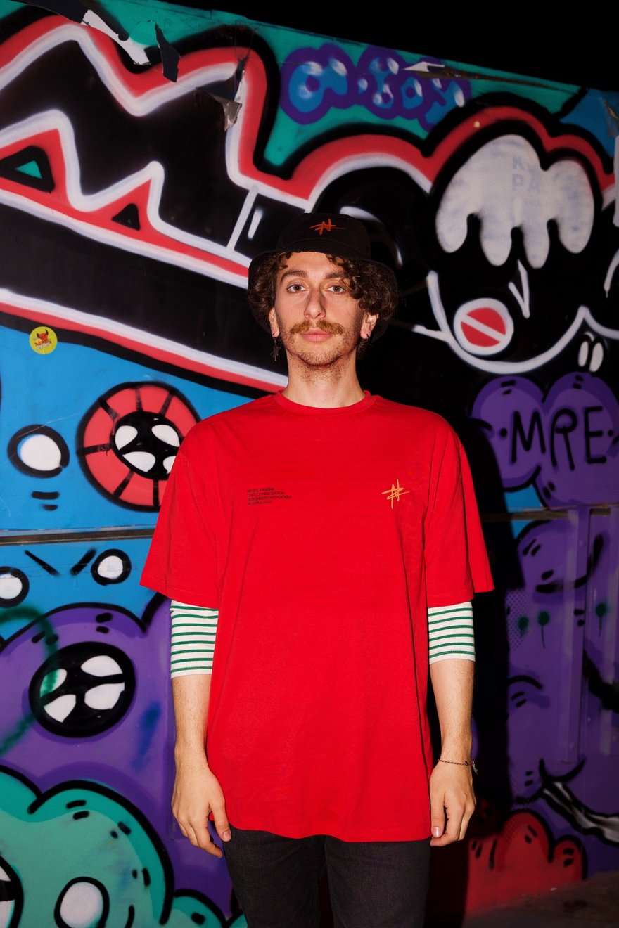 PRIDE COLLECTION CANDY RED OVERSIZE TSHIRT