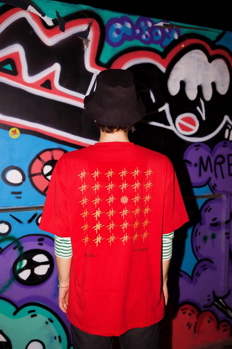 PRIDE COLLECTION CANDY RED OVERSIZE TSHIRT