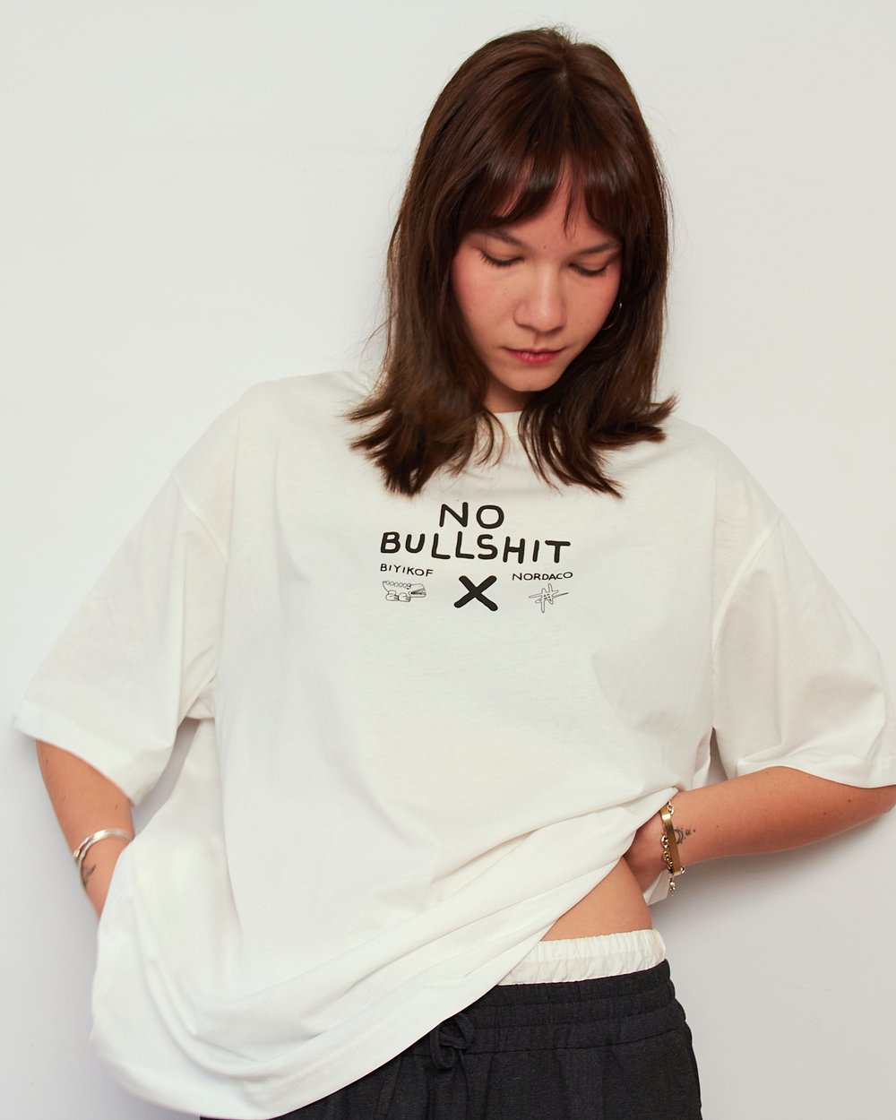 BAD OFF WHITE OVERSIZE TSHIRT