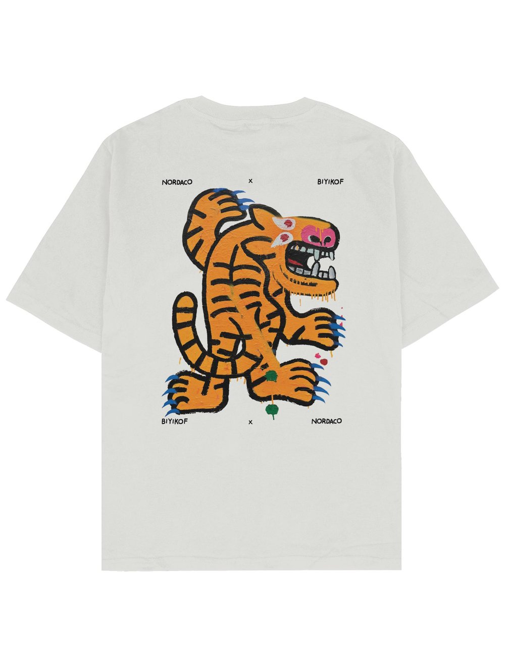 TIGER OFF WHITE OVERSIZE TSHIRT