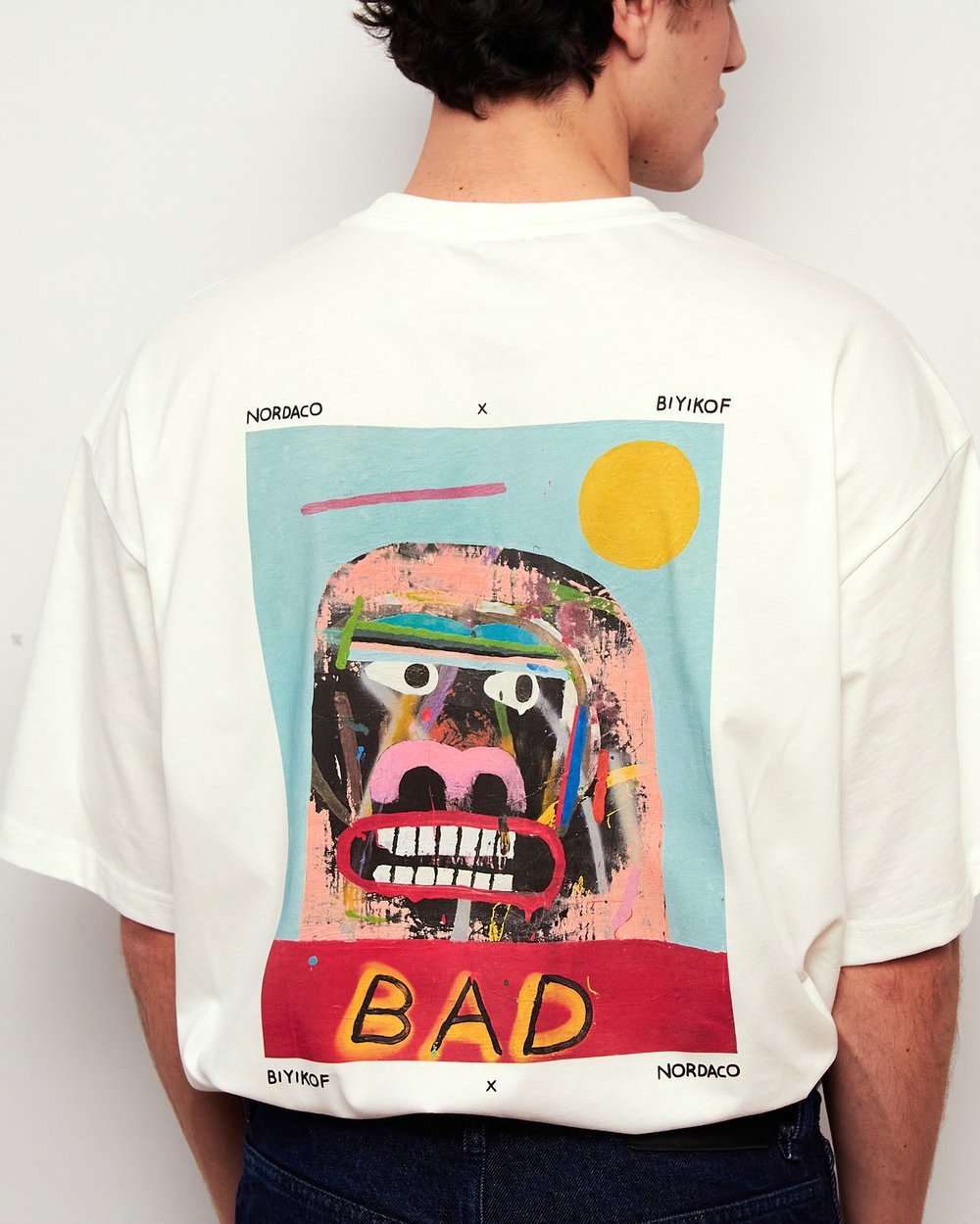BAD OFF WHITE OVERSIZE TSHIRT
