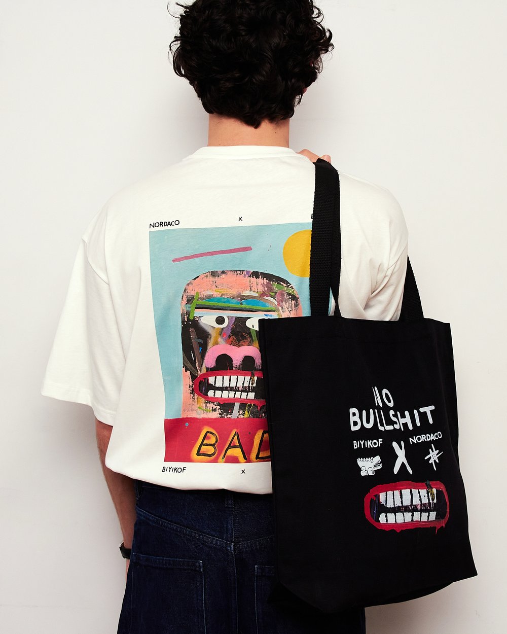 BAD SİYAH CANVAS ÇANTA