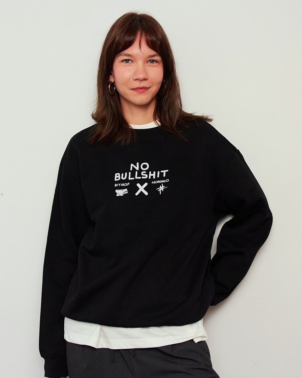 HAPPY BEAR SİYAH SWEATSHIRT