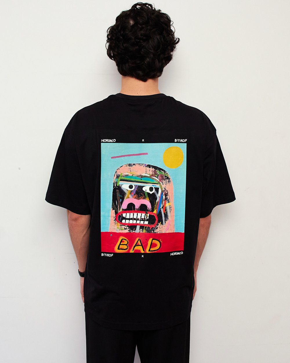 BAD SİYAH OVERSIZE TSHIRT