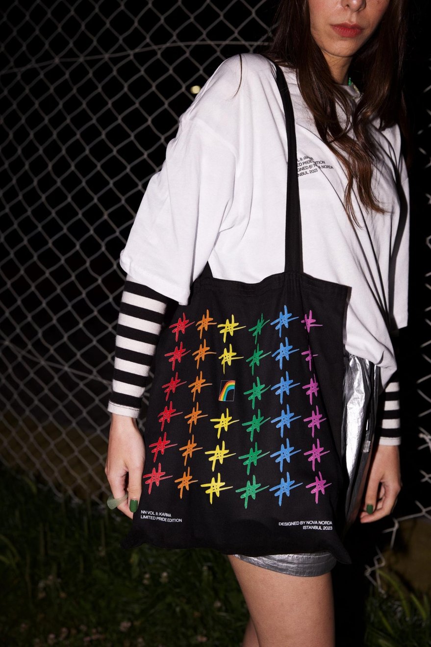 PRIDE COLLECTION SİYAH BEZ ÇANTA