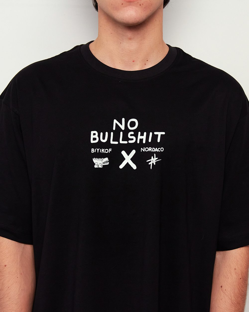 BAD SİYAH OVERSIZE TSHIRT