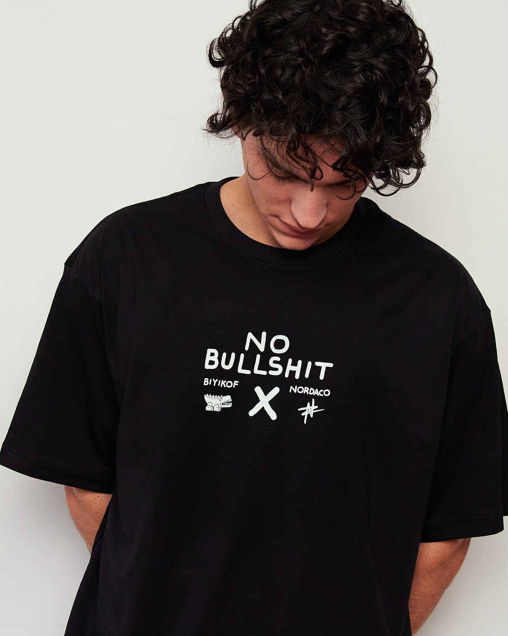 BAD SİYAH OVERSIZE TSHIRT