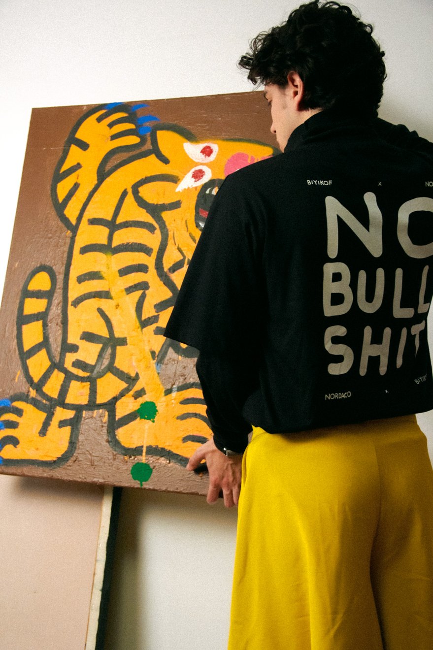 NO BULLSHIT SİYAH OVERSIZE TSHIRT