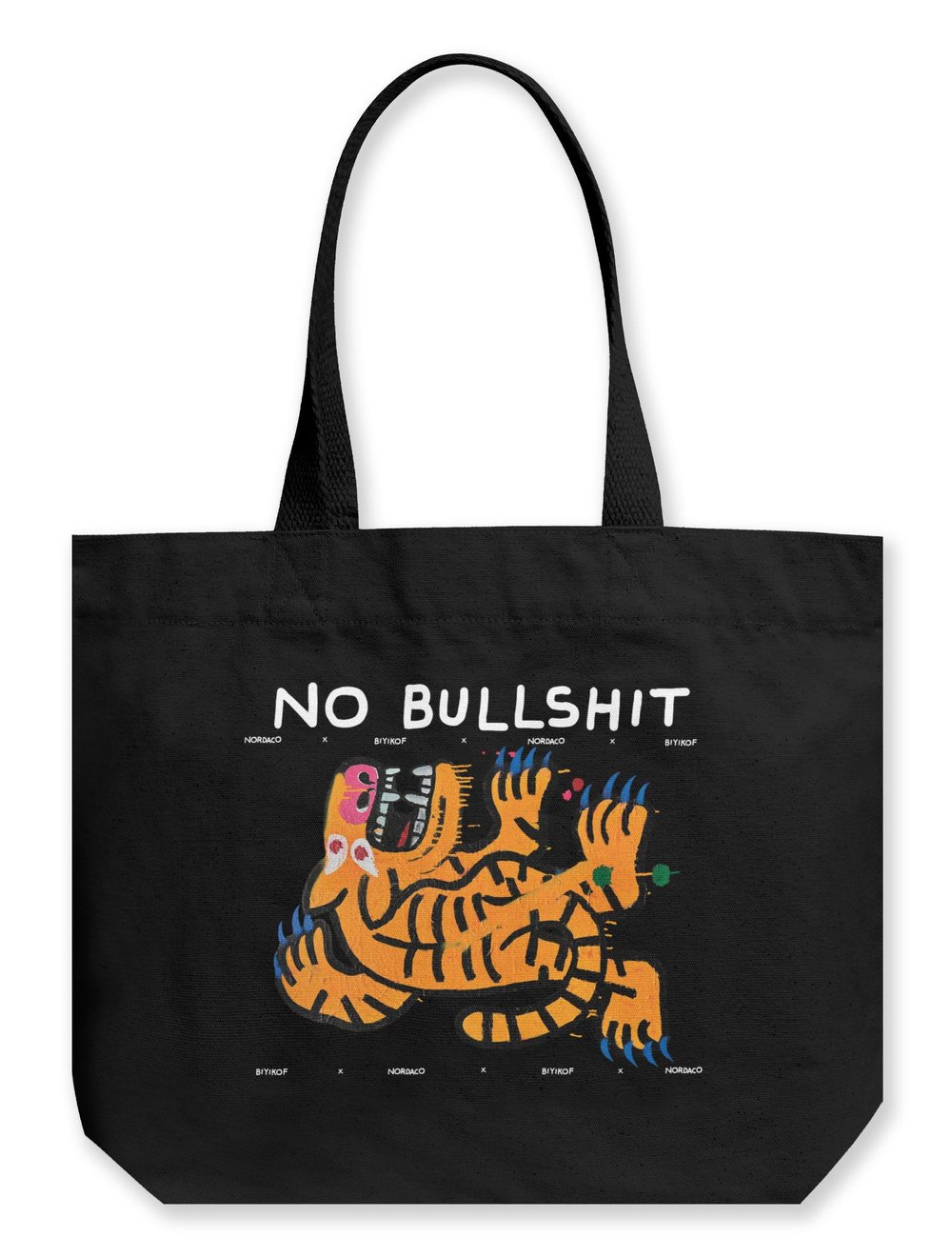 TIGER SİYAH CANVAS  ÇANTA