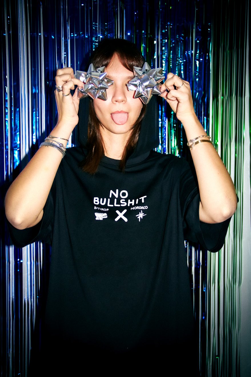 BAD SİYAH OVERSIZE TSHIRT