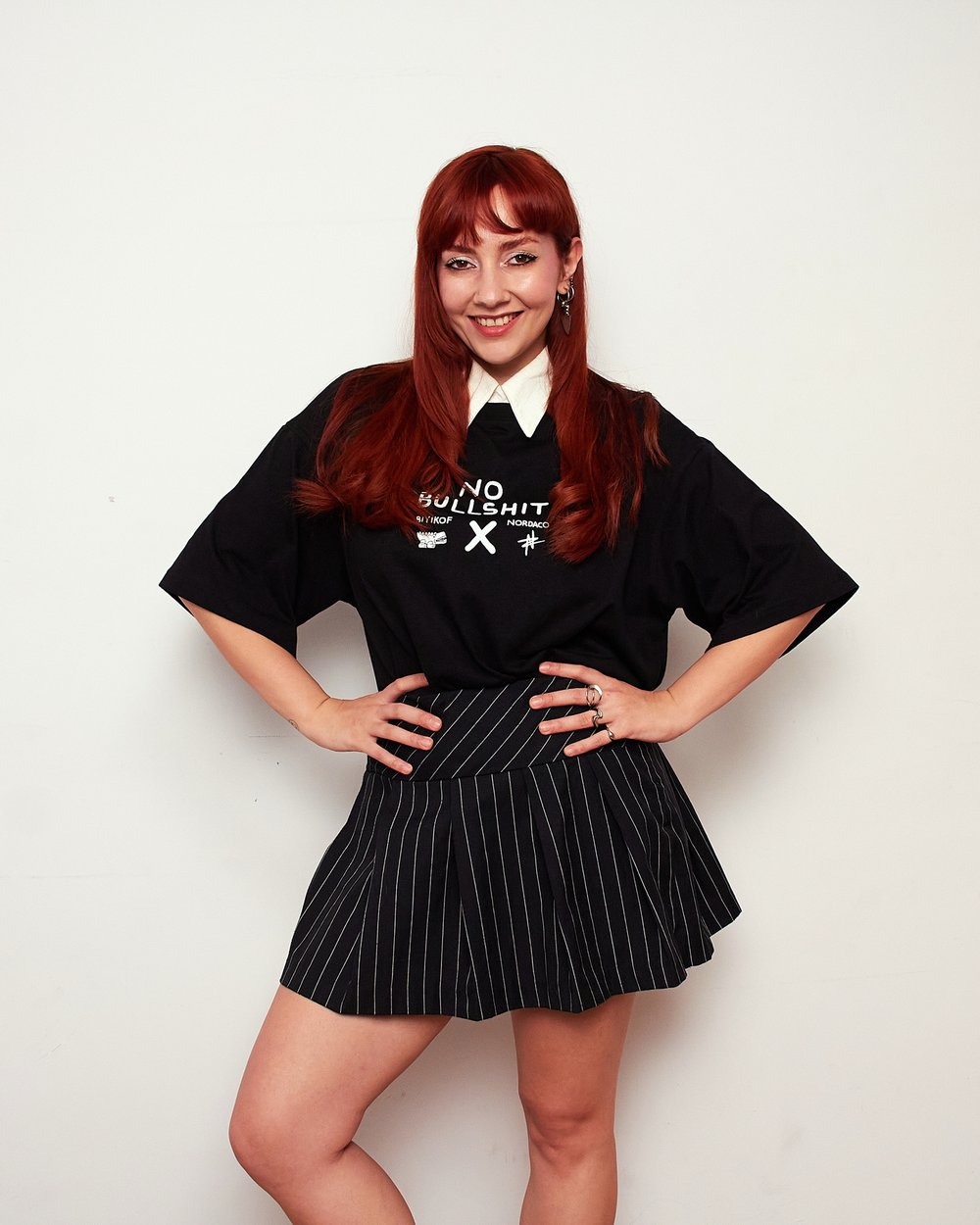 NO BULLSHIT SİYAH OVERSIZE TSHIRT