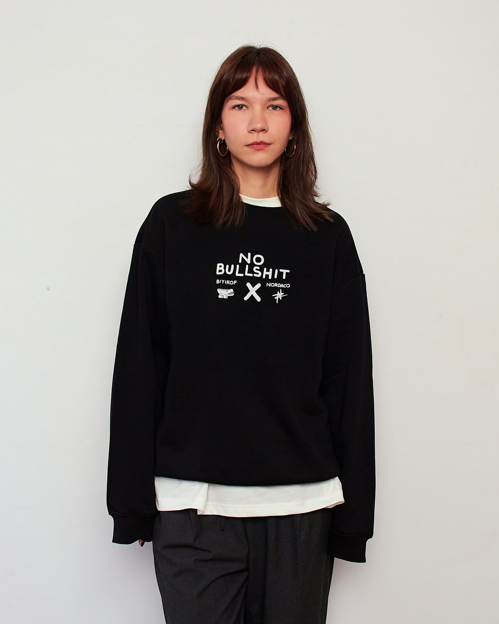 BAD SİYAH SWEATSHIRT